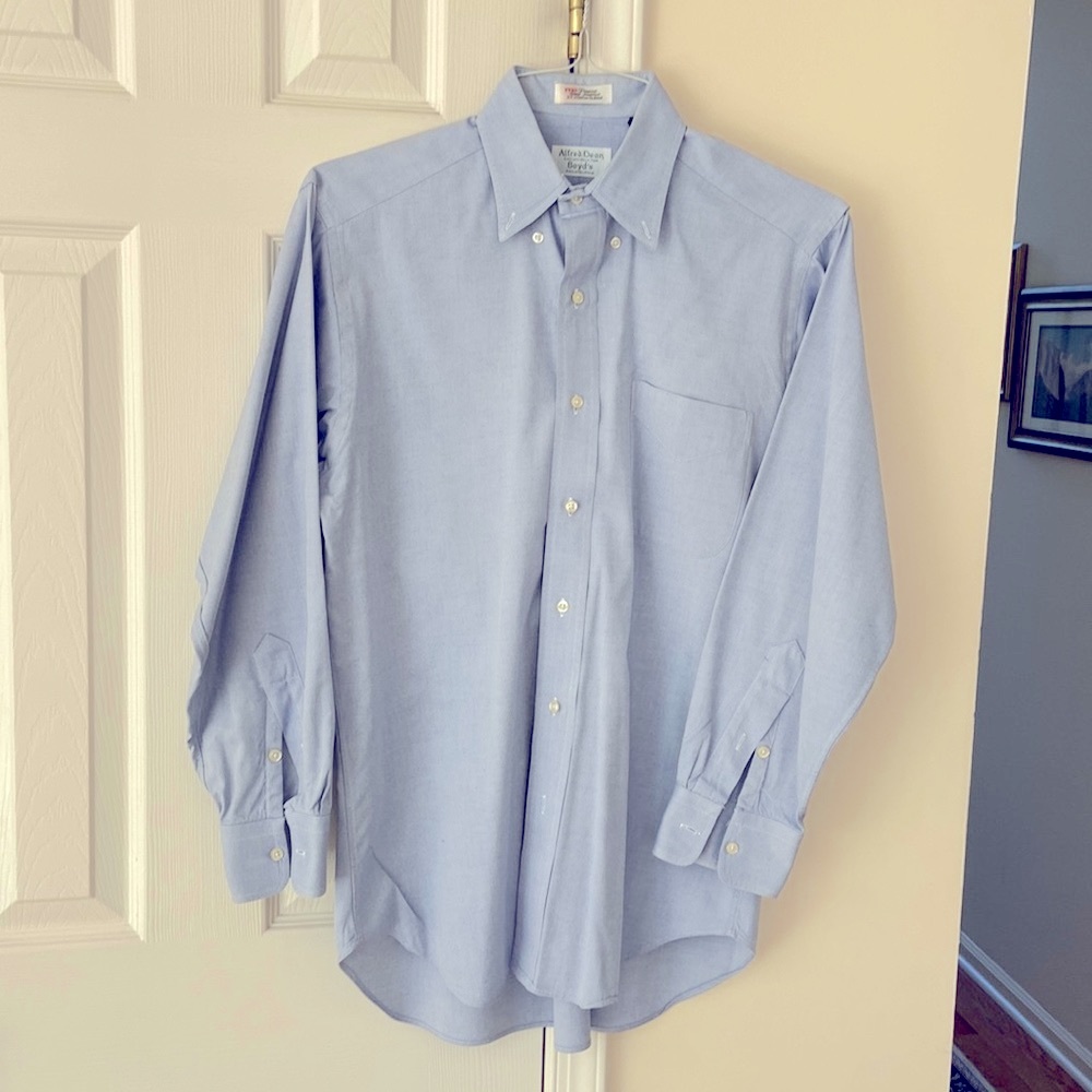 Alfred Dean Pinpoint Oxford button-down shirt-Men’s
